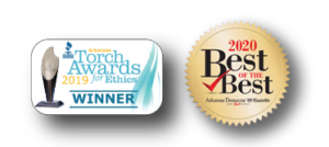 2019 torch award logo and 2020 best of the best award logo